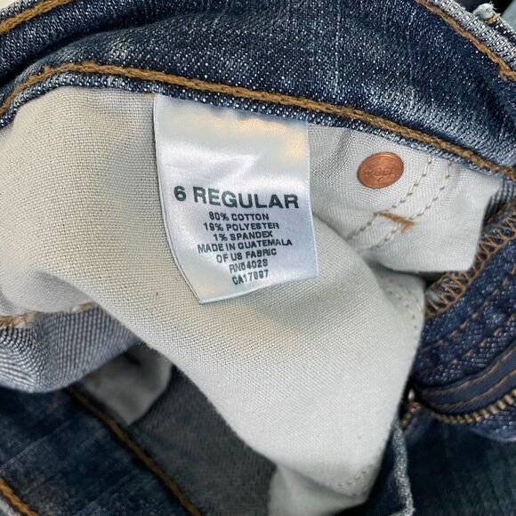 Old Navy Women's Jeans Size 6 Regular Stretch Ultra Low Waist Blue - Picture 4 of 11
